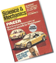 AMC Pacer am Cover des Science & Mechanics November 1975