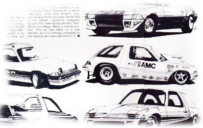 AMC Pacer Zeichnung