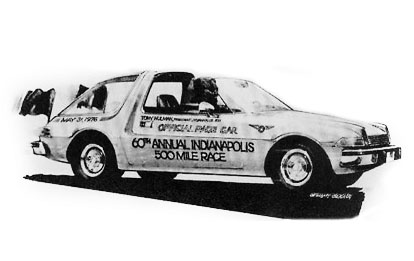 AMC Pacer Zeichnung