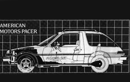 AMC Pacer Zeichnung